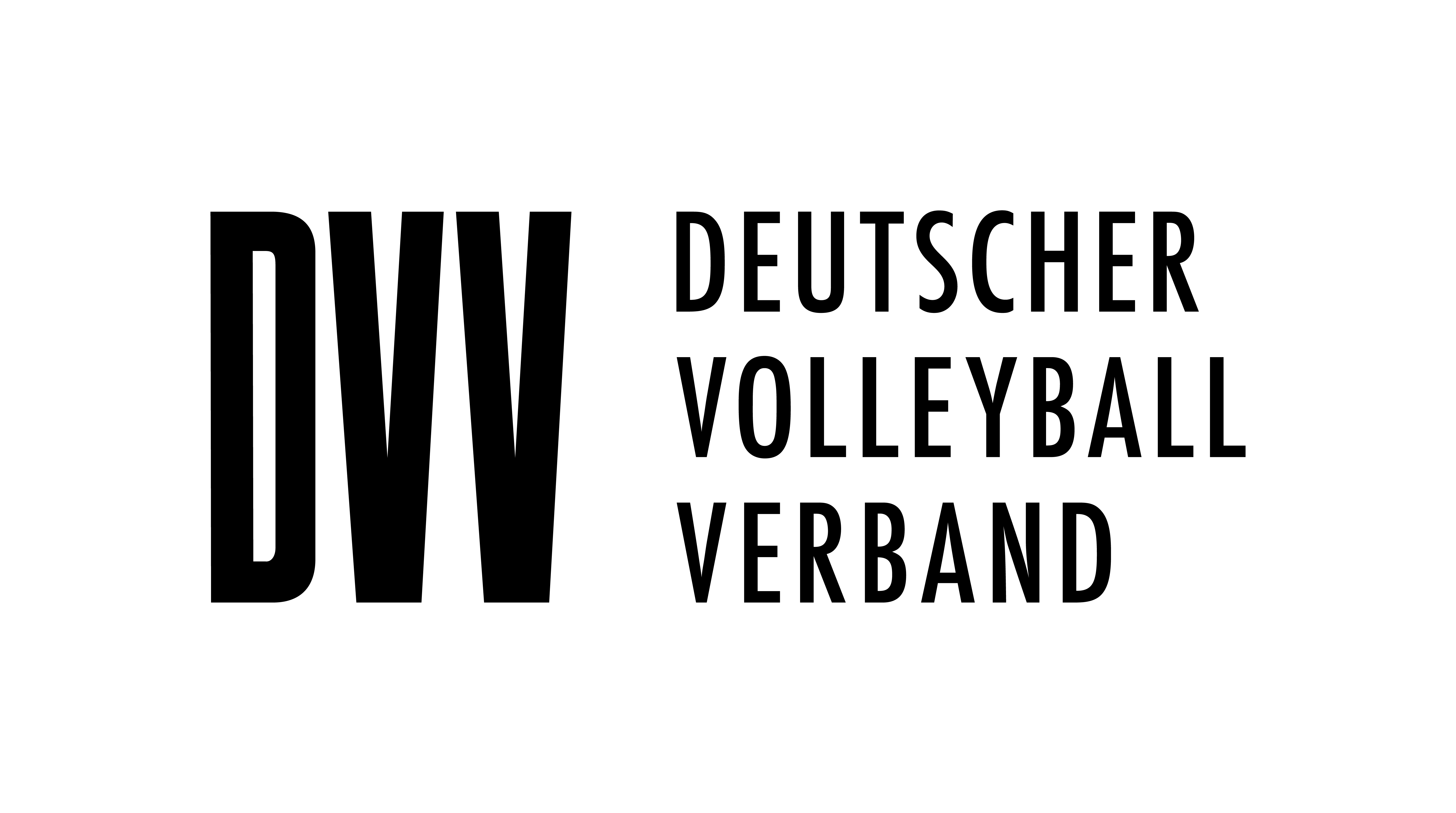 DVV Wortbildmarke CMYK Schwarz