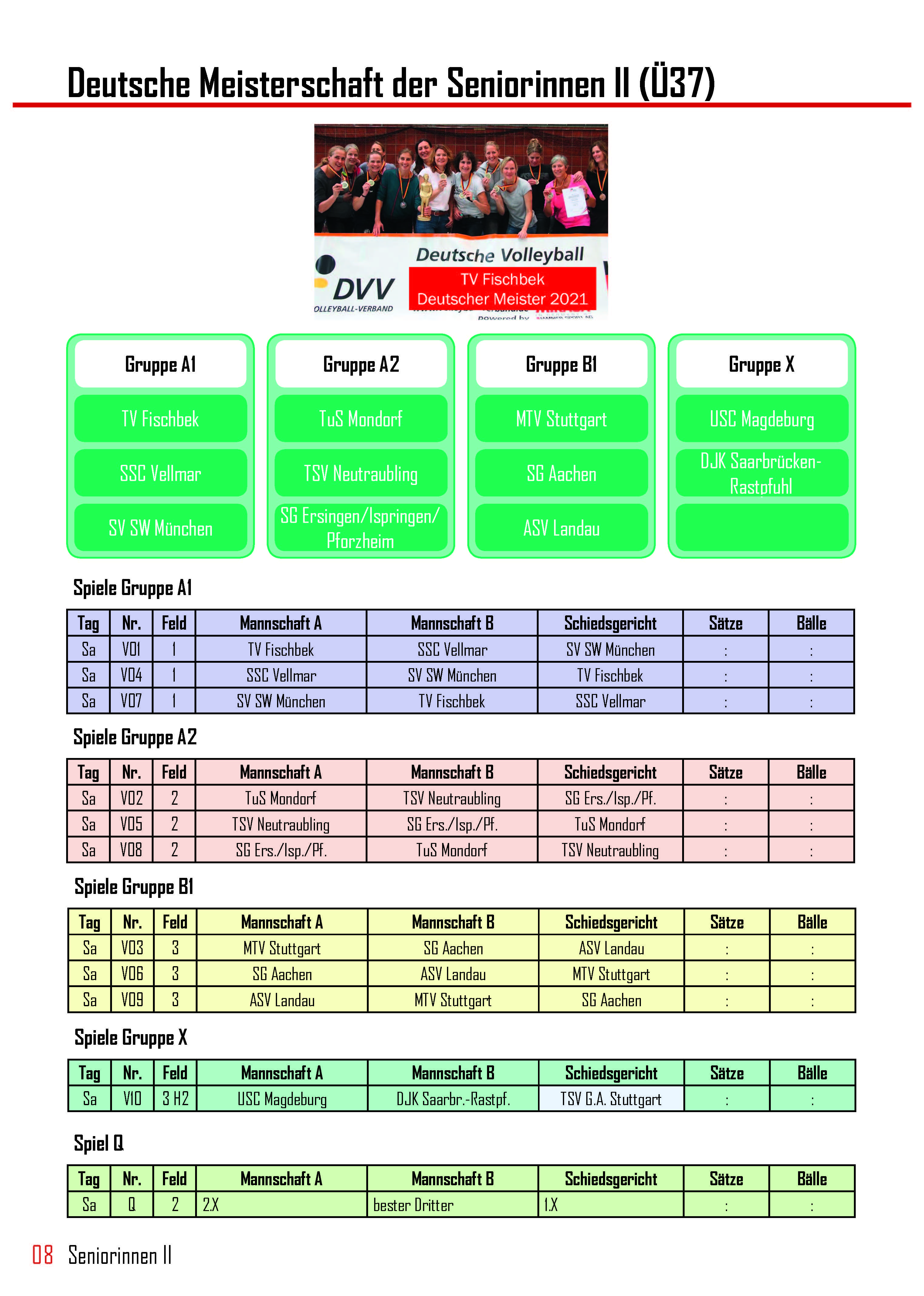 Spielplan 37