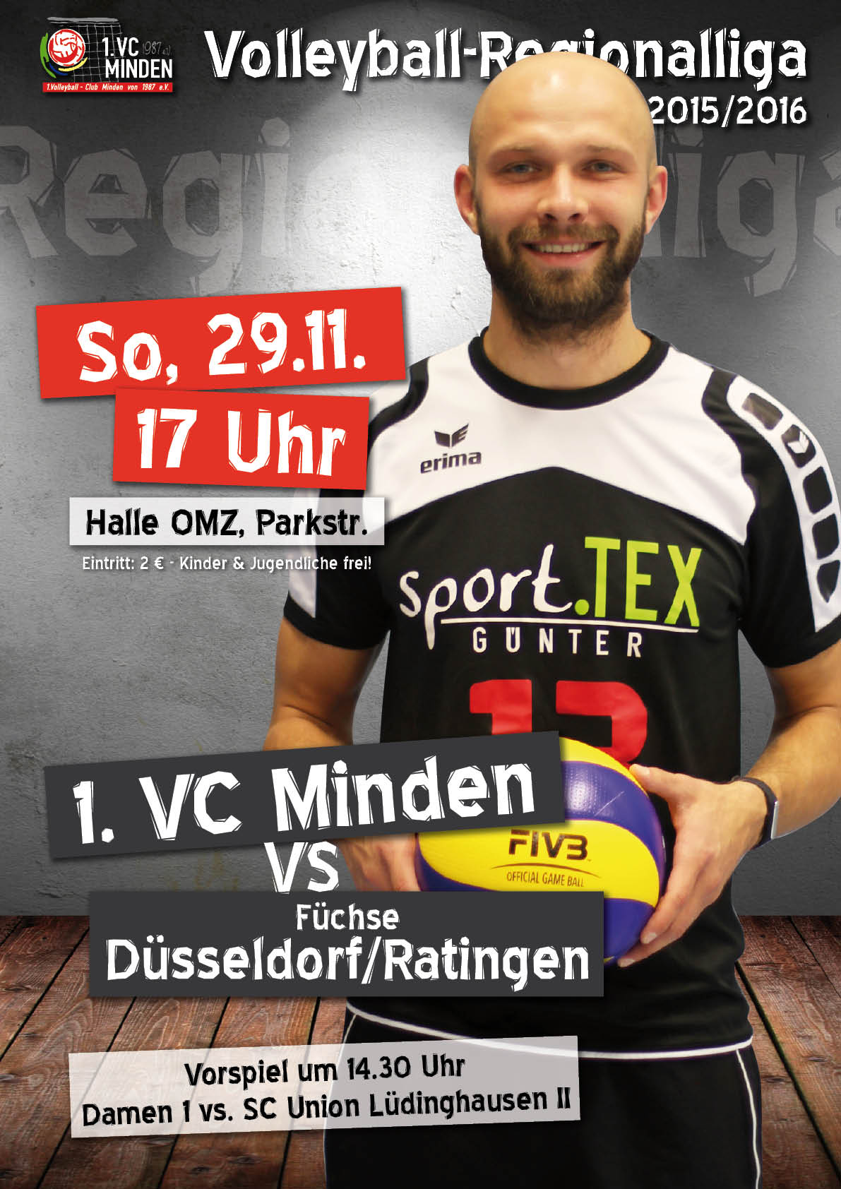 Plakat Spieltage Heimspielserie 2015 20163